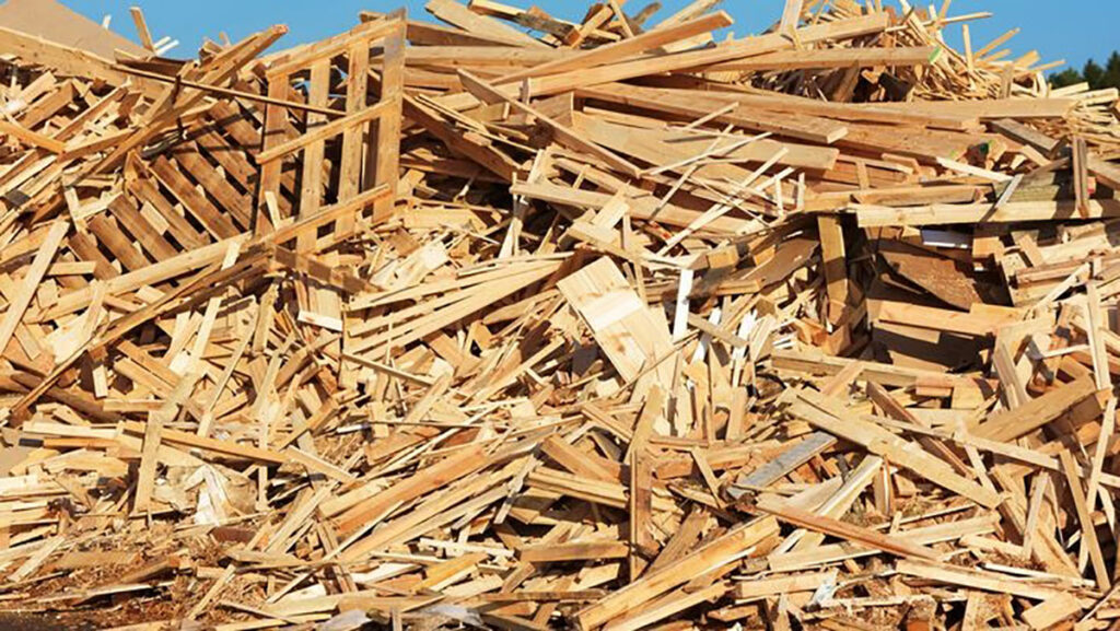 El reto de los residuos de madera en grandes obras
