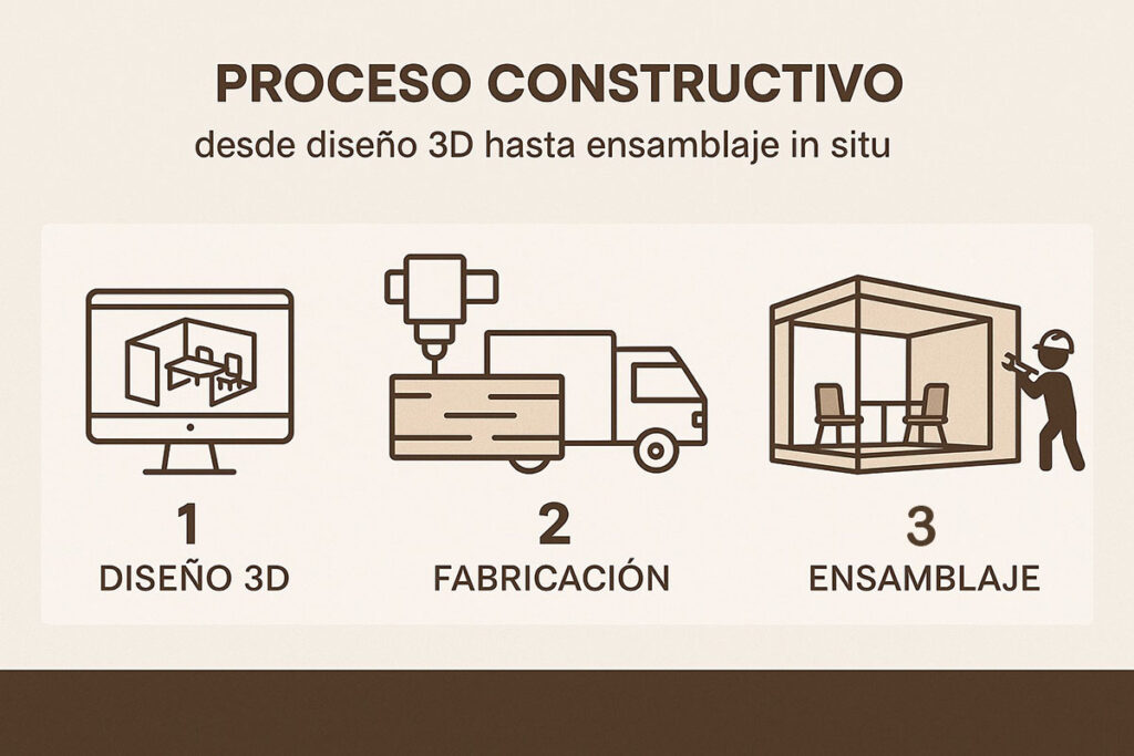 Proceso constructivo de la idea al montaje in situ